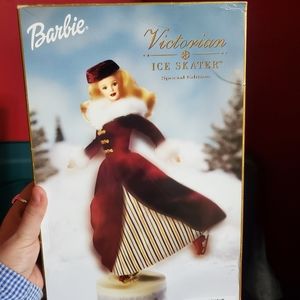 Victorian ice skating barbie